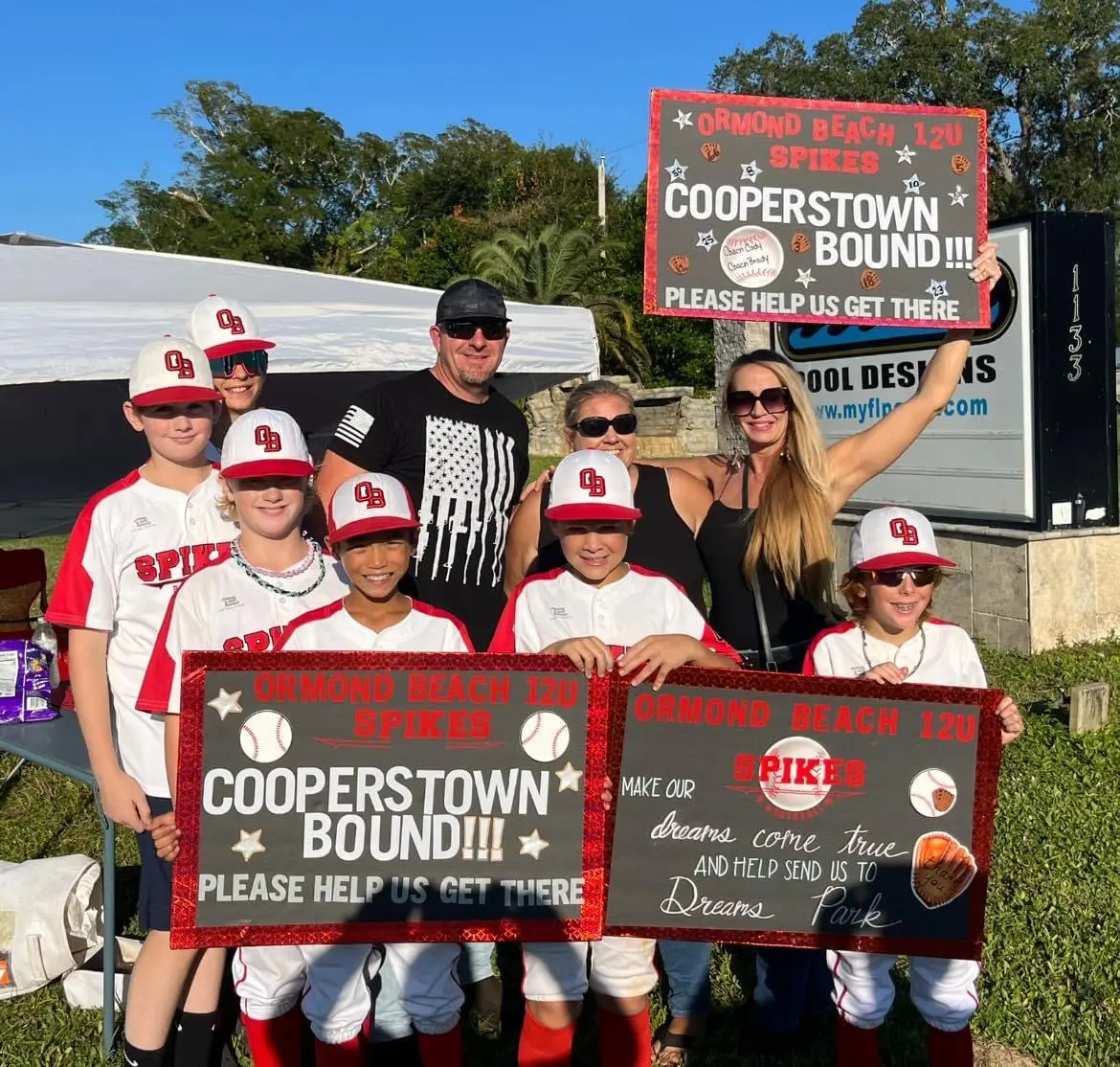 OBYBSA baseball and softball players